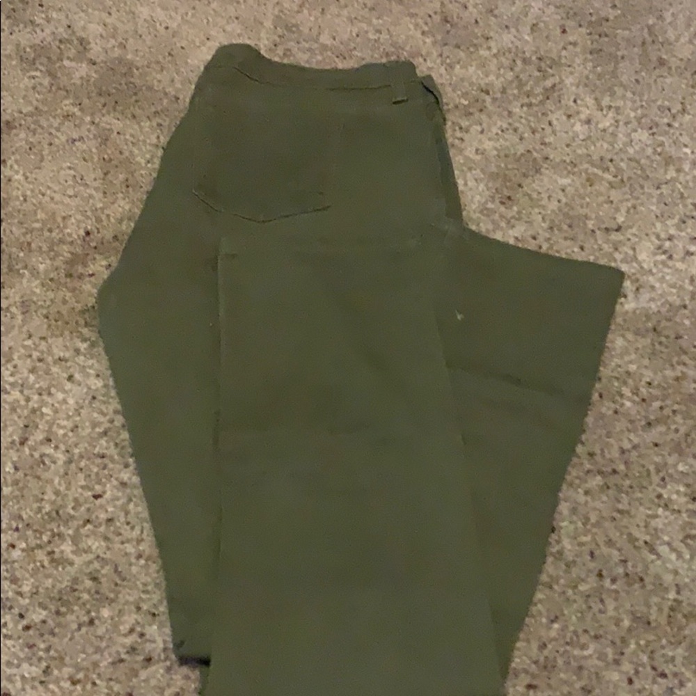 Green jeans